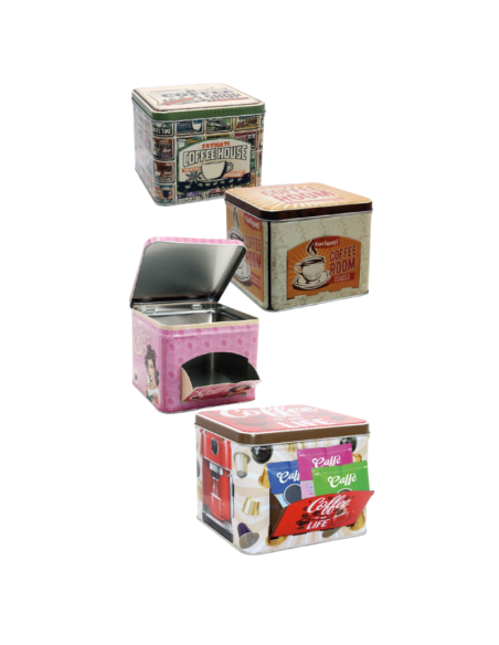 Contenitore Porta cialde, capsule caffè 15x15x12cm