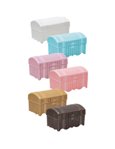 Contenitore in Plastica vari colori, 24x14x15cm 2