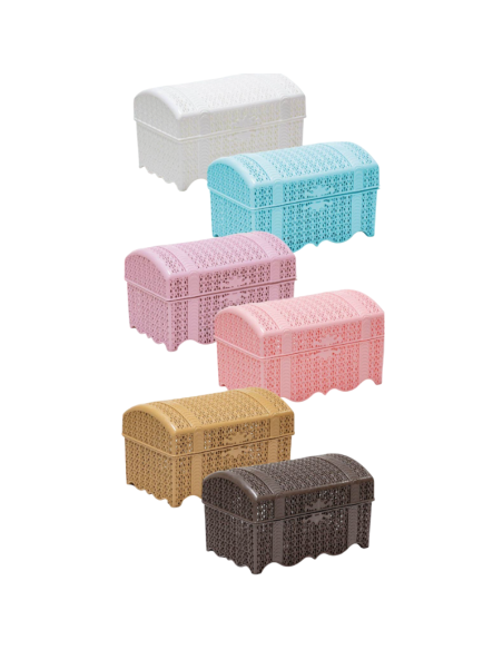 Contenitore in Plastica vari colori, 24x14x15cm