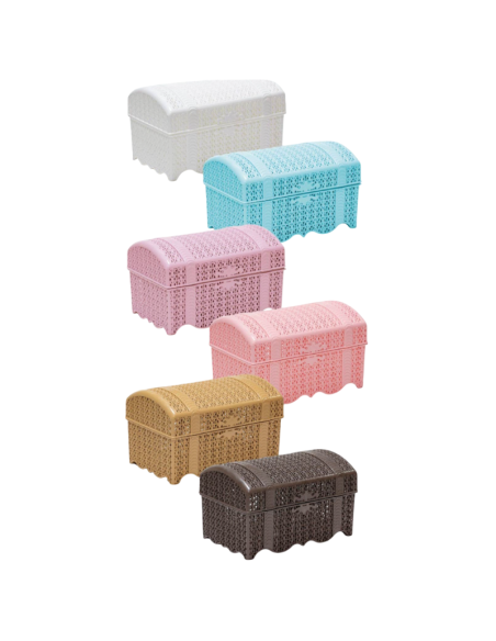 Contenitore in Plastica vari Colori, 18x12x11cm