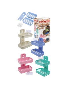 Porta sapone 2 Posti, vari colori, 16,5x10x5cm 2