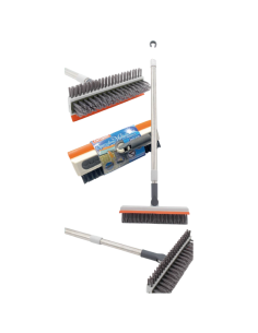 Spazzolone multiuso con manico in acciaio, allungabile 110cm 2