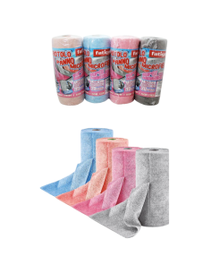 Rotolo Panno microfibra 30 pezzi, 30x30cm 2