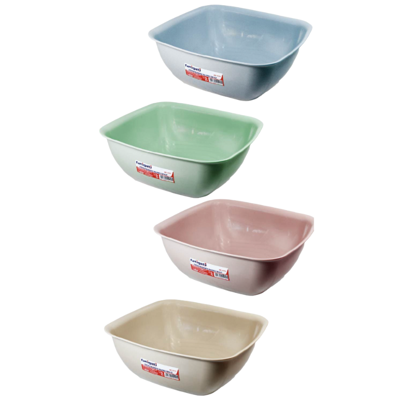 Ciotola Quadrata 6 Litri 29x29x12cm, vari colori