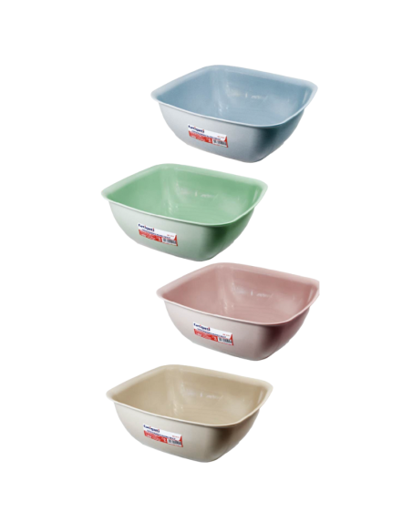 Ciotola Quadrata 6 Litri 29x29x12cm, vari colori