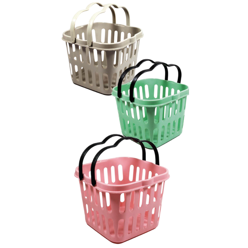 Cesto Porta Mollette in Plastica con manico...
