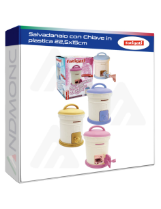 Salvadanaio con Chiave, in plastica, 22,5x15cm