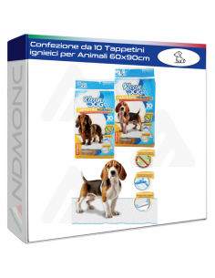Confezione da 10 Tappetini ignieici per Animali 60x90cm