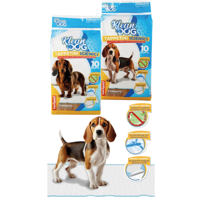 Confezione da 10 Tappetini ignieici per Animali...