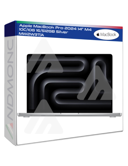 Apple MacBook Pro 2024 14" M4 10C/10G 16/512GB Silver MW2W3T/A