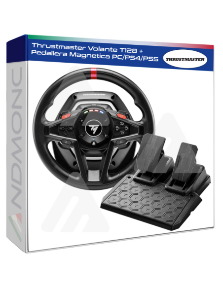Thrustmaster Volante T128 + Pedaliera Magnetica PC/PS4/PS5