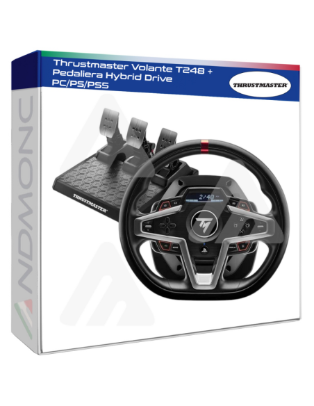 Thrustmaster Volante T248 + Pedaliera Hybrid Drive PC/PS/PS5