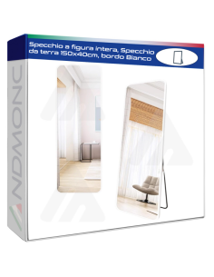 Specchio a figura intera, Specchio da terra 150x40cm,...