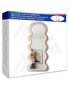 Specchio da terra, specchio decorativo da parete, con...