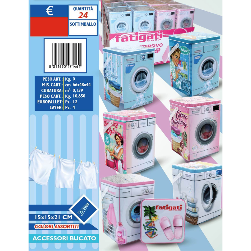 Accessori Bucato - Contenitore Porta Detersivi...