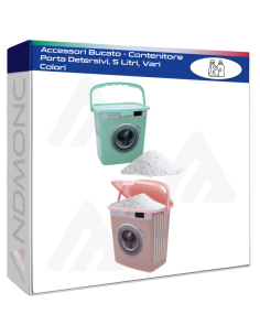 Accessori Bucato - Contenitore Porta Detersivi, 5 Litri,...