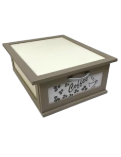 Portacialde Caffè Marrone e Bianco 2