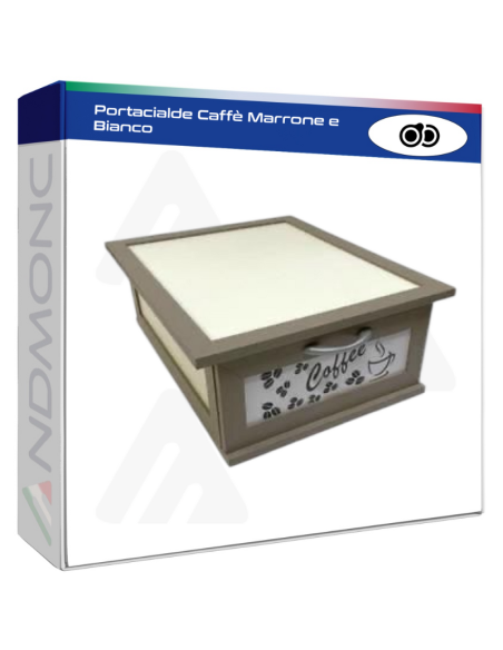 Portacialde Caffè Marrone e Bianco