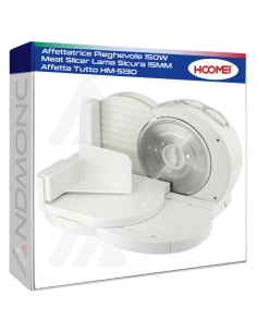Affettatrice Pieghevole 150W Meat Slicer Lama Sicura 15MM...