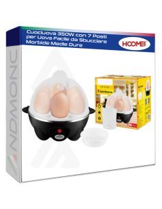 Cuociuova 350W con 7 Posti per Uova Facile da Sbucciare...
