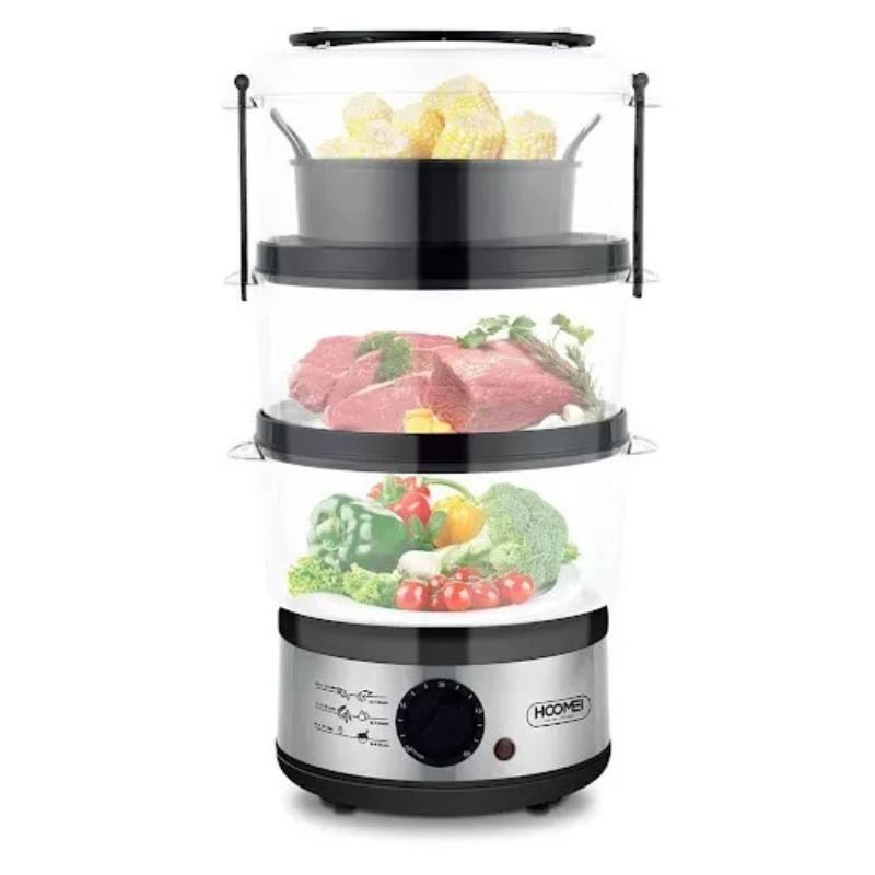 Vaporiera 3 Piani Capacita' 7.5 Litri Timer 60...