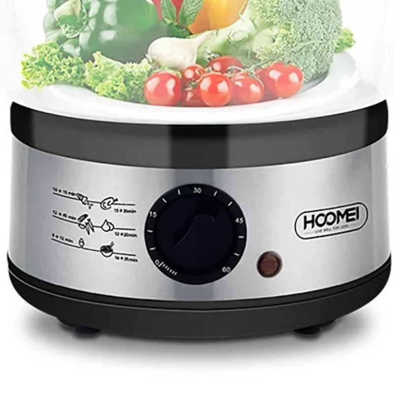 Vaporiera 3 Piani Capacita' 7.5 Litri Timer 60...