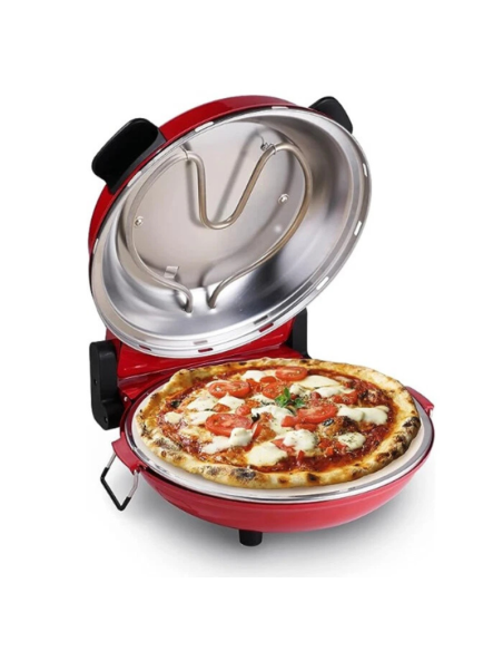 HOOMEI Forno Pizza Maker HM-5375 1200W Pietra Refrattaria 31cm Pizza in 5 Minuti