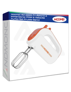 Hoomei HM 6865 Frullatore a Immersione 170W 5 Velocità...