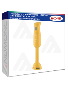 Frullatore a Immersione HOOMEI HM-6633Y 200W con...