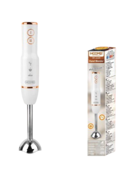 Hoomei HM 6648S Frullatore Immersione 500W 2 Velocità Lame Inox