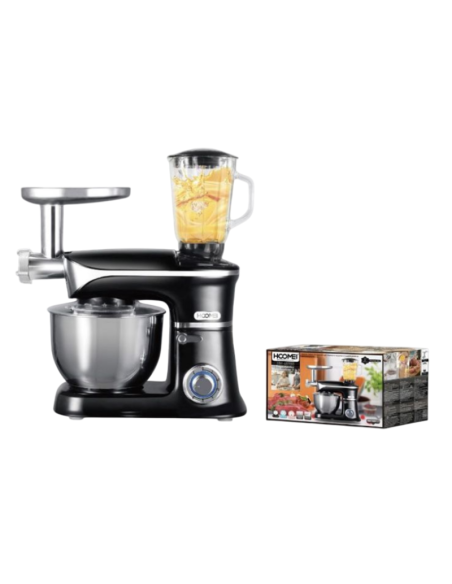 Hoomei HM 6898B Impastatrice Planetaria 3 in 1 1300W 6 5L Tritacarne Frullatore