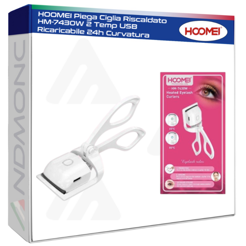 HOOMEI Piega Ciglia Riscaldato HM-7430W 2 Temp...
