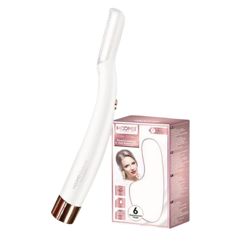 HOOMEI Esfoliatore Viso e Rimuovi Peli HM-7377W...