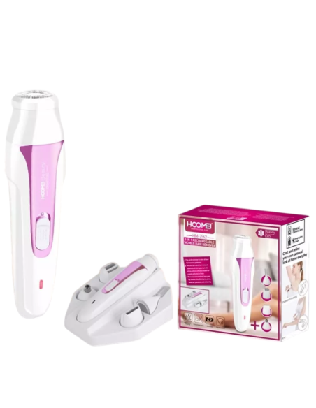 Depilatore Donna 5in1 Ricaricabile Hoomei HM-7562 Impermeabile USB
