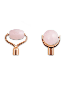 Roller Massaggiatore Viso 3in1 Hoomei HM-7318 Quarzo Rosa... 2