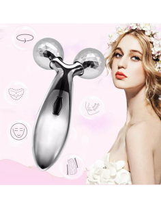 Massaggiatore Viso Roller Hoomei HM-7338 Rotazione 360°... 2