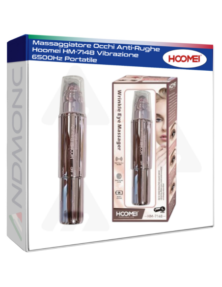 Massaggiatore Occhi Anti-Rughe Hoomei HM-7148 Vibrazione 6500Hz Portatile