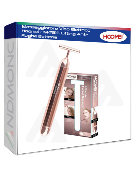 Massaggiatore Viso Elettrico Hoomei HM-7315 Lifting Anti-Rughe Batteria