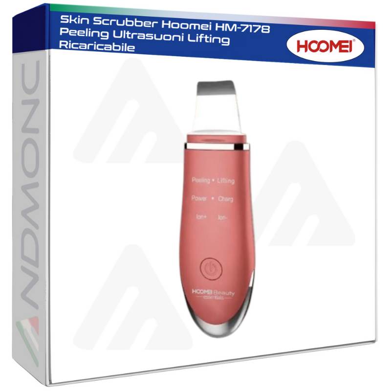 Skin Scrubber Hoomei HM-7178 Peeling Ultrasuoni Lifting Ricaricabile