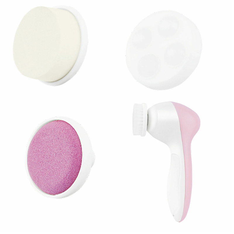 Spazzola Elettrica Pulizia Viso 4 IN 1 Morbida...