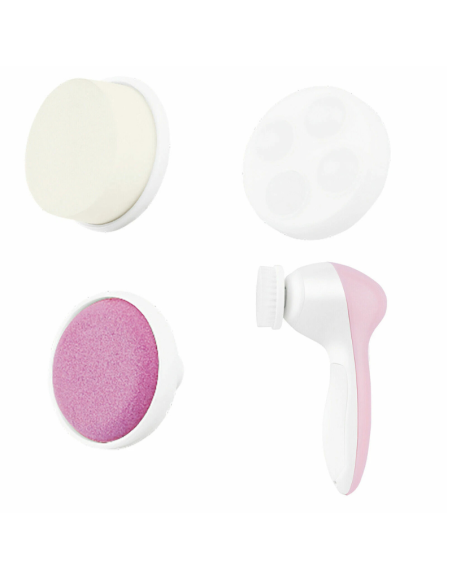 Spazzola Elettrica Pulizia Viso 4 IN 1 Morbida Massaggiante Beauty Care HM-7520R