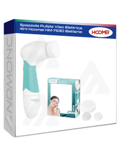 Spazzola Pulizia Viso Elettrica 4in1 Hoomei HM-7530 Batteria