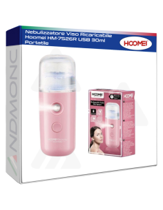 Nebulizzatore Viso Ricaricabile Hoomei HM-7526R USB 30ml...