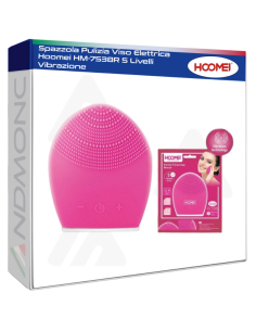 Spazzola Pulizia Viso Elettrica Hoomei HM-7538R 5 Livelli...