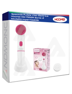 Spazzola Pulizia Viso Elettrica Hoomei HM-7552R Sonic 2...