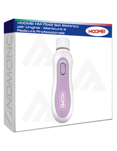 HOOMEI HM-7542 Set Elettrico per Unghie - Manicure e Pedicure Professionale