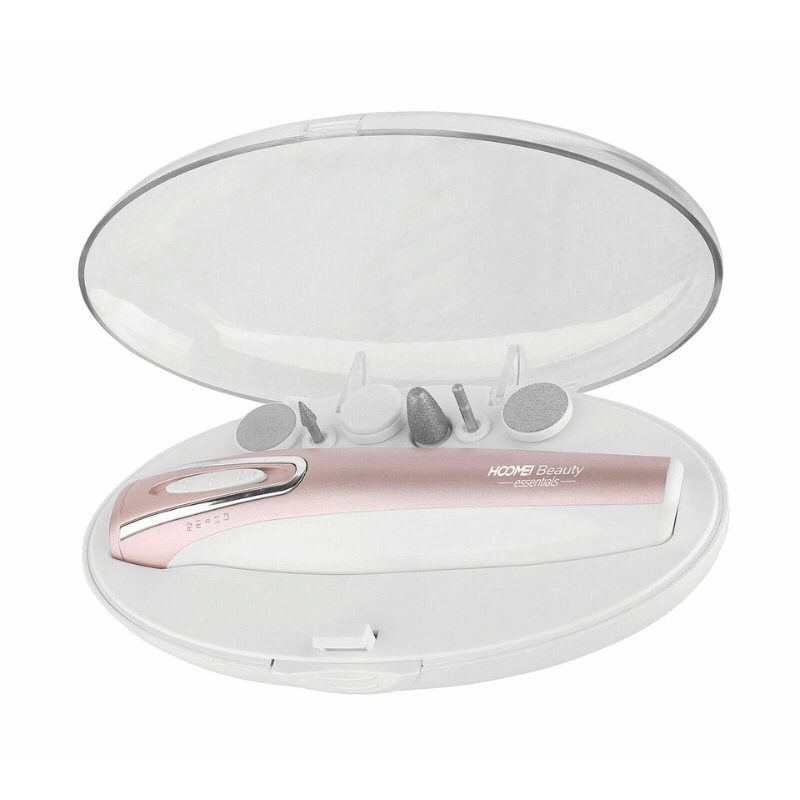 HOOMEI HM-7370 Set Manicure Pedicure Elettrico...