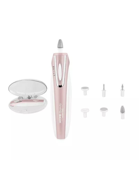 HOOMEI HM-7370 Set Manicure Pedicure Elettrico LED 2 Velocità 2 Direzioni