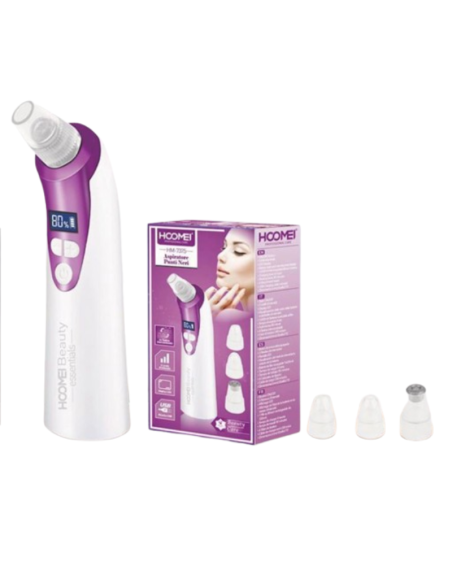 HOOMEI HM-7375 Aspiratore Punti Neri 5 Livelli USB 4 Testine 90 Minuti