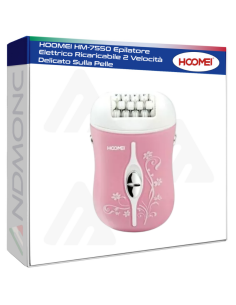 HOOMEI HM-7550 Epilatore Elettrico Ricaricabile 2...